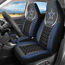 Dallas Cowboys Car 2-seats Covers Non-scratch Front Rear Cushion Protectors Gift