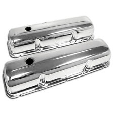 For 1957-76 Ford Big Block Fe 352 390 406 427 428 Steel Valve Covers - Chrome