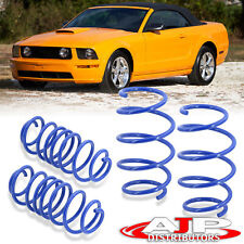 Blue Coil Height Drop Suspension Lowering Springs Set For 2005-2014 Ford Mustang