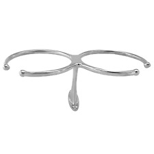 Isure Marine Boat Stainless Steel Open Double Ring Cup Holder Mount Stand