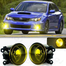 For Subaru Wrx Sti Impreza Outback 2x Golden Yellow Fog Lights Lamp W H11 Bulbs