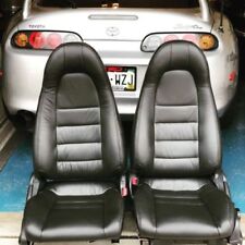 Toyota Supra Mk4 Mkiv 1997-1998 Black Replacement Leather Seat Cover