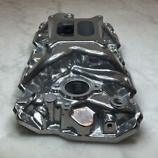 Polished Aluminum High Rise Intake Manifold For Small Block Chevy 1500-6500 Rpm