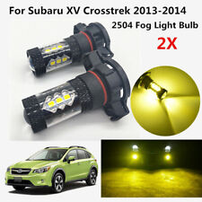 2504 Led Fog Light Bulb For Subaru Xv Crosstrek 2013-2014 Gold Yellow High Power