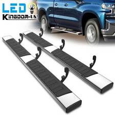 For 19-24 Chevy Silverado 1500 Double Cab 6 Running Boards Nerf Bars Side Steps