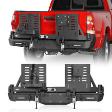 Rear Back Bumper W Tire Carrier Jerry Can Holder Fit 2005-2015 Toyota Tacoma
