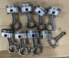8 X Ford 289 302 V8 Eagle Sir Sir5090fb I-beam Con Rods Plus Je Flat Top Pistons