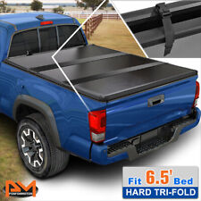 Hard Solid Tri-fold Tonneau Cover For 07-14 Silveradosierra W 6.5ft Short Bed