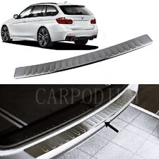 Chrome Rear Bumper Protector Guard S.steel For Bmw 3 Series F31 Sw 2011-2018