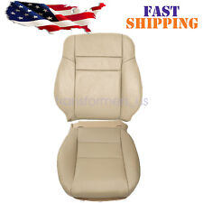 2003-2007 Fits Honda Accord 4-door Driver Bottom-top Leather Seat Cover Tan