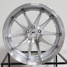4-new 19 Aodhan Ds02 Ds2 Wheels 19x9.519x11 5x114.3 2222 Silver Machined Stag
