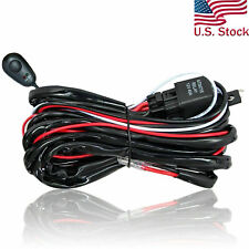Universal Led Light Bar Wiring Harness Kit 12v 40amp Relay Onoff Switch Cable