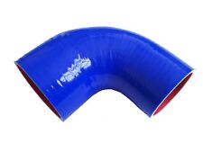 3 To 3 12 90 Degree Reducer Silicone Hose 76-89mm Turbo Coupler Pipe Blue