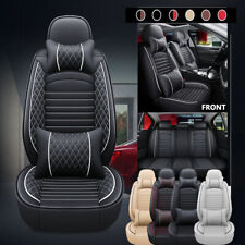For Mercedes Benz 5 Seats Car Seat Covers Full Set Leather Front Rear Padded Mat