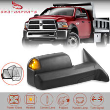 1pc Passenger Side Power Heated Tow Mirror For 2010-18 Dodge Ram 1500 2500 3500