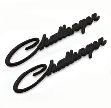 2x Black Challenger Emblems Badge Decal Replacment For Chrysler Genuine