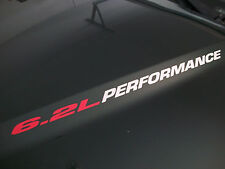 6.2l Performance Pair Hood Sticker Decals Chevrolet Camaro Ss Silevrado Gmc