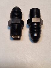 4an To 18 Npt Nitrous Oxide Filter Fittings Black Set Of 2