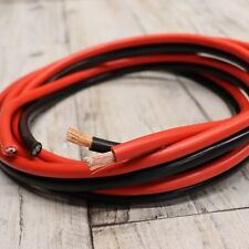 10 Ft- 4 Gauge Awg Welding Lead Battery Booster Cable -2pc Copper Clad Wire