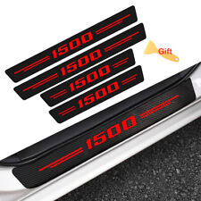 4pcs For Chevy Silverado 1500 Letters Cab Pickup Door Sill Cover Step Protectors
