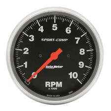 Auto Meter Tachometer Gauge 3990 Sport-comp 0 To 10000 Rpm 5 In-dash Mount