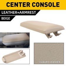 For Vw Jetta Beetle 1999-2009 Pu Leather Console Armrest Center Cover Lid Beige