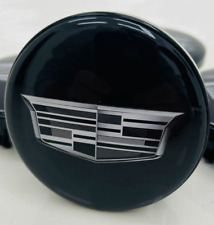 New Black Cadillac Escalade Wheel Center Cap Hub Caps 2024 2023 2022 83mm 3.25
