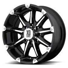 20 Inch Black Silver Wheels Rims For Jeep Wrangler Jk 5x5 Xd Series Badland 1