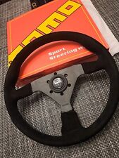 Momo Montecarlo 350mm 14 Suede Leather Thickened Spoke Sport Steering Wheel