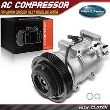 Ac Compressor Wclutch For Honda Odyssey 08-17 Pilot Ridgeline Acura Mdx 10sr17c