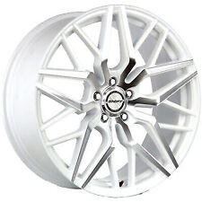4-shift H33 Spring 22x9 5x4.5 35mm Whitemachined Wheels Rims 22 Inch