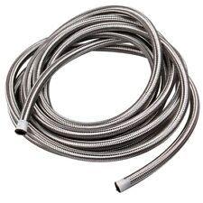 8an 20ft Braided Stainless Steel Hose Fuel Oil Line Racing Hl-an8ft20-s