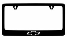Chevy Logo Black Plastic License Plate Frame