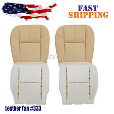 For 2007-2014 Gmc Sierra 1500 2500 Hd Front Bottom Leather Seat Cover Tanfoam