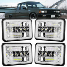 4pcs 4x6 Led Headlights Hi-lo Sealed Beam Drl Lamps For 1983-1986 Nissan 720