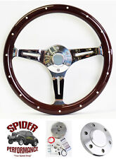 1957-1963 Chevrolet Steering Wheel 14 Dark Mahogany