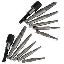 12pcs Stud Screw Extractor Remover 14 Inch Hex Shank Damaged Bolt Easy Out Tool