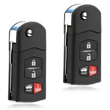 2 For 2010 2011 2012 2013 Mazda 3 Keyless Car Flip Remote Key Fob Transmitter