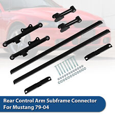 Upper Lower Tubular Rear Control Arms Subframe Connector For Mustang 79-04