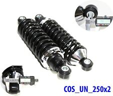 Rear Street Rod Coil Over Shock Set W250 Pound Black Coated Springs