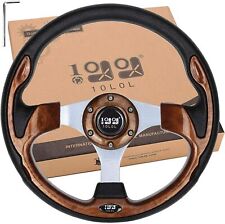 12.5 Inch Golf Cart Steering Wheel For Yamaha Ezgo Club Car -brown