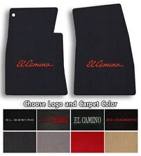 Chevrolet El Camino 2pc Classic Loop Carpet Floor Mats - Choose Color Logo