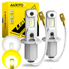 Auxito H3 Led Fog Light Bulbs Conversion Kits Super Brighter Canbus Whiteyellow