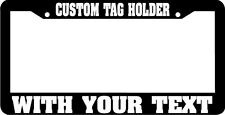 Tag Plate Bracket Custom Text Personalized Customized License Plate Frame