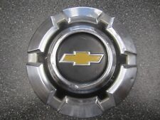 One 1 1967-1972 Chevy 12 Ton Stainlessblack Dog Dish Poverty Hubcaps 10.5