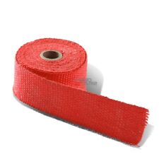15ft180l 2w Header Exhaust Turbo Intake Manifold Pipe Red Heat Wrap Tape