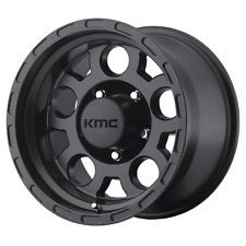1 New 16x9 -12 5x135 Kmc Km522 Enduro Matte Black Wheelsrims