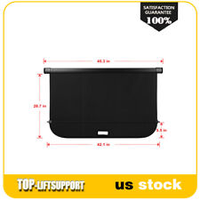 Rear Cargo Security Trunk Cover Retractable Black Fits 2019-2023 Toyota Prius