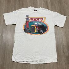 Vintage Hot Rod Shirt Large 90s 00s Distressed Heidts Giant Tag Classic Car Tee