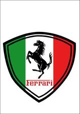 Ferrari Shield 4 Colors Logo Italy Car Decals Vinyl Sticker Bumper Sticker